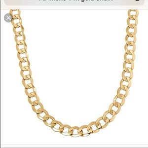 Men’s curb chain necklace